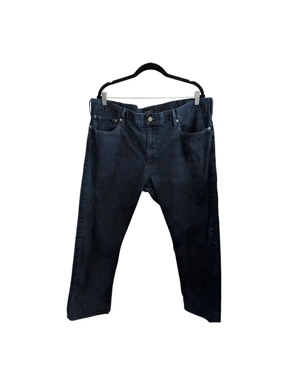 Polo Ralph Lauren Black Label Mens Prospect Straight Jeans 40X30 Dark Wash Luxe